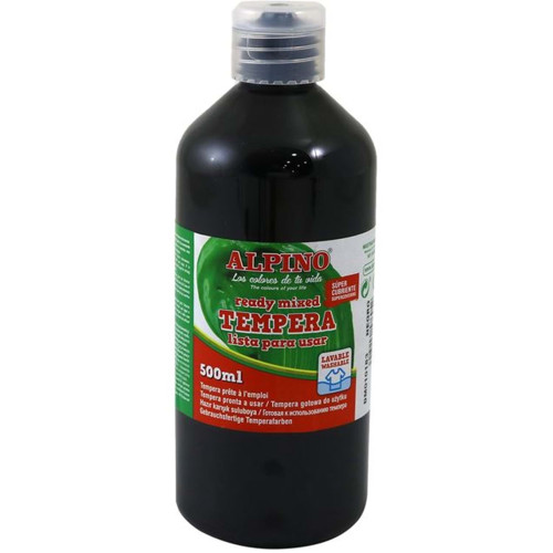 ALPINO DM-030183 TEMPERA SULUBOYA 500ML SİYAH